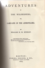 Camp life in the Adirondacks Book 1869